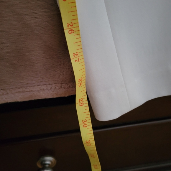 Calvin Klein Cream Wide Leg Pants With Inside Lining - Picture 5 of 6